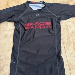 Gracie Barra Black Rash Guard